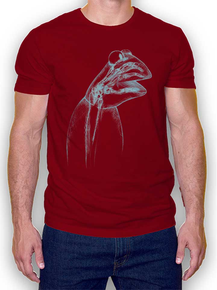 x-ray-kermit-t-shirt bordeaux 1