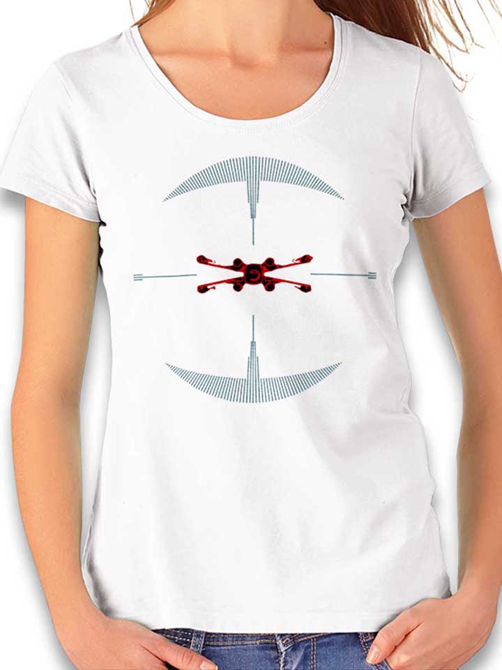 X Wing Target T-Shirt Donna bianco L