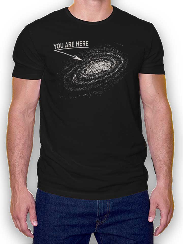 You Are Here Milkyway T-Shirt black L