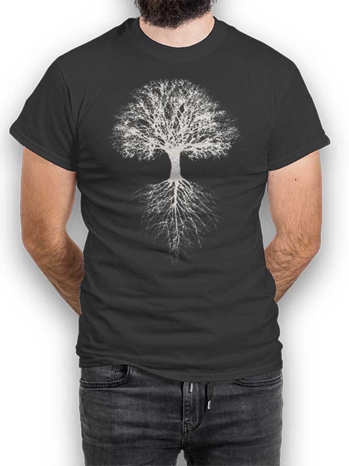 Baum Des Lebens T-Shirt grigio-scuro L