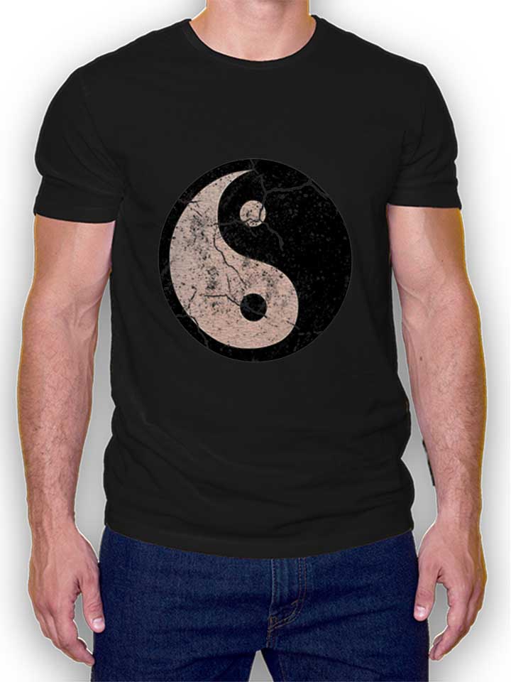 Yin Yang Vintage Camiseta negro L