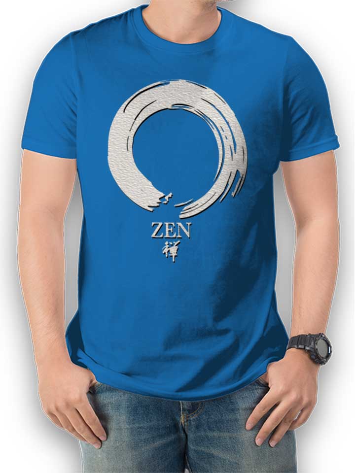 Zen T-Shirt bleu-roi L